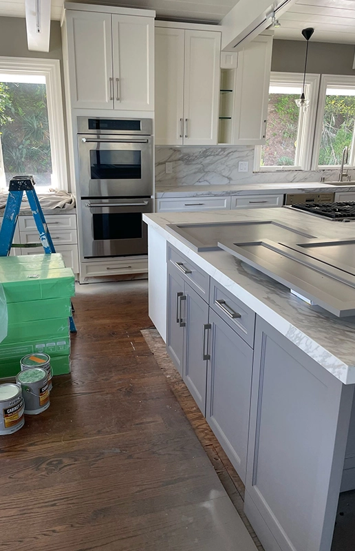 Modern Kitchen Undergoing Remodeling in Fairfield CA